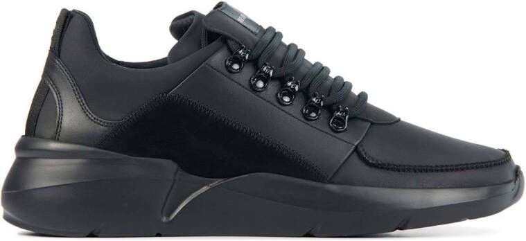 Nubikk Roque Royal nubuck sneakers zwart