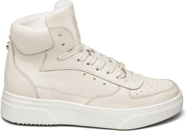 Steve Madden Danoi hoge leren sneakers beige