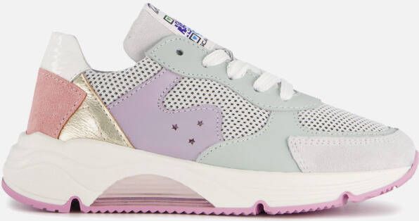 Develab Sneakers paars Leer